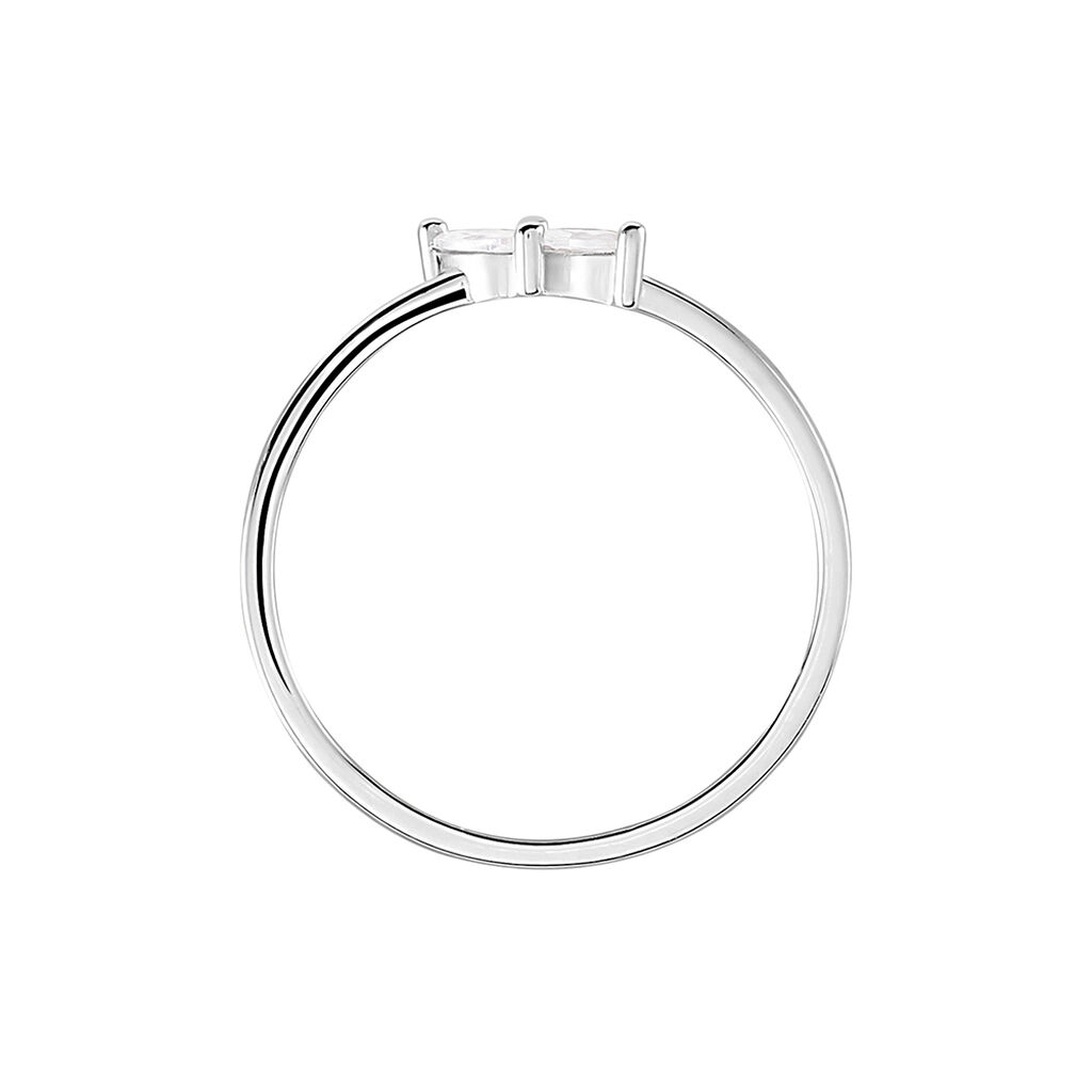 Bague Winter Sweetness Argent Blanc Oxyde De Zirconium