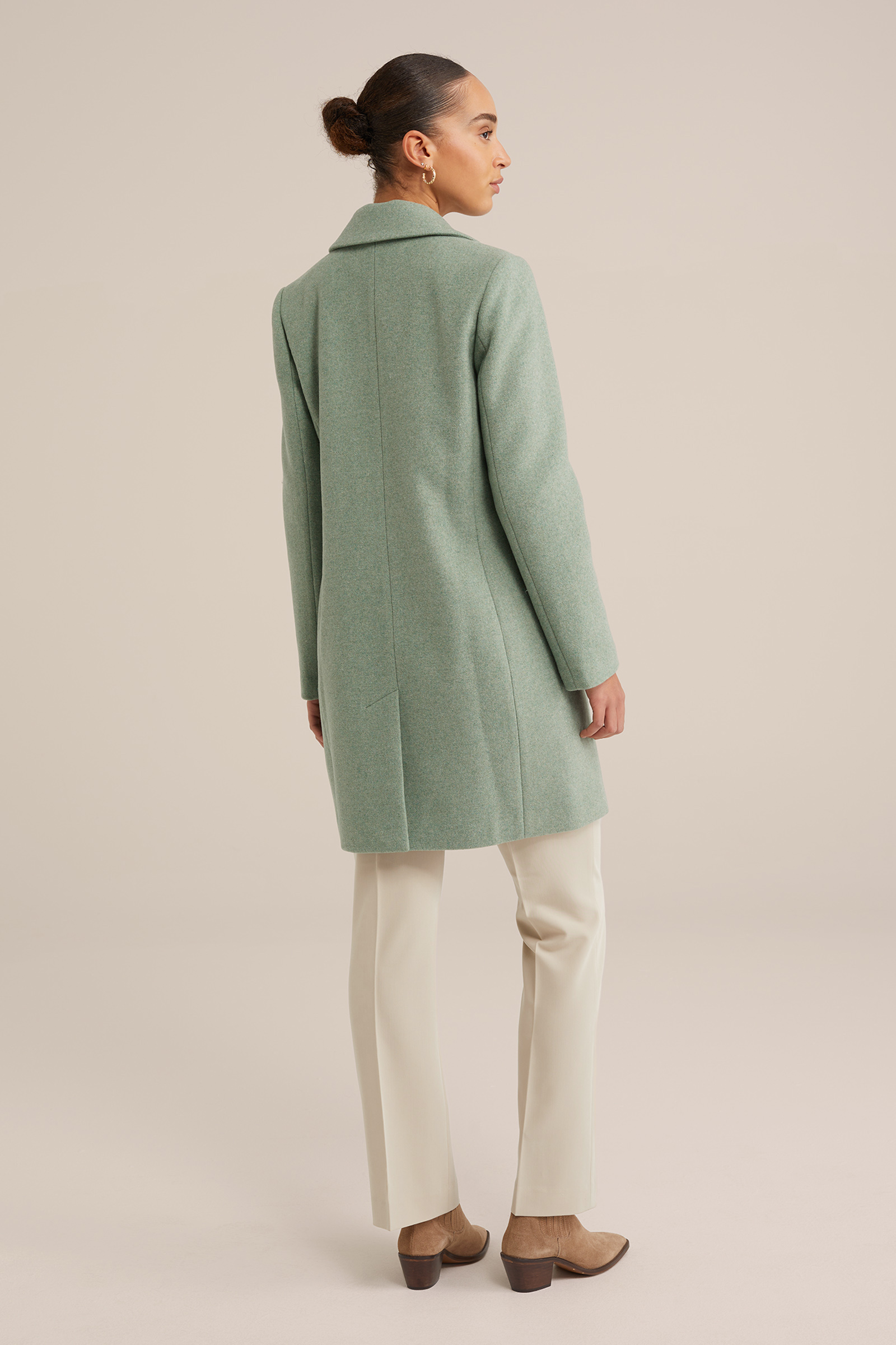 jas van wolmix WE Fashion Pastelgroen