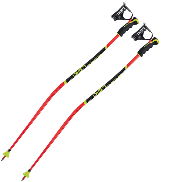 Bâton de ski LEKI WORLDCUP LITE GS 3D RED/BLACK/NEON YELLOW