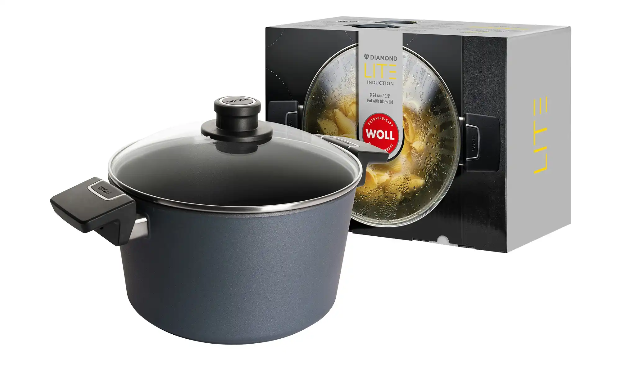 WOLL Gusstopf mit Deckel Diamond Lite