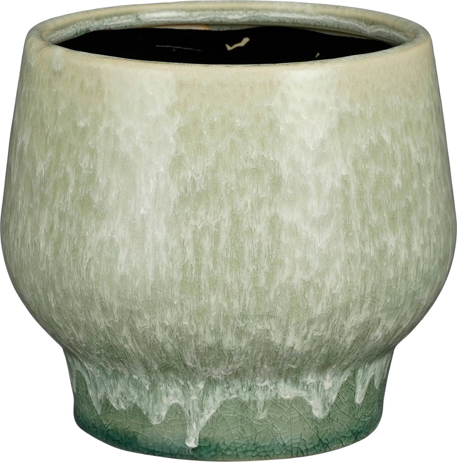 Mica Decorations bloempot Monta groen D 14 H 13 cm