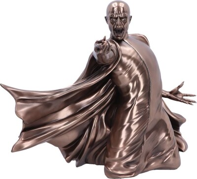 Harry Potter - Voldemort Avada Kedavra Figur I Bronze - 32 CM
