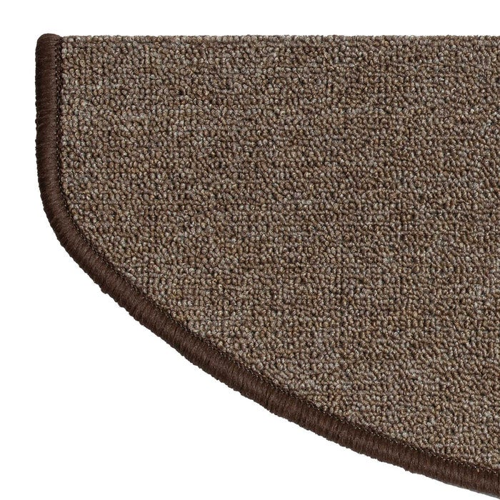 Traptreden Londen - Overlocked - Lichtbruin / Halfrond / 19 x 56 cm