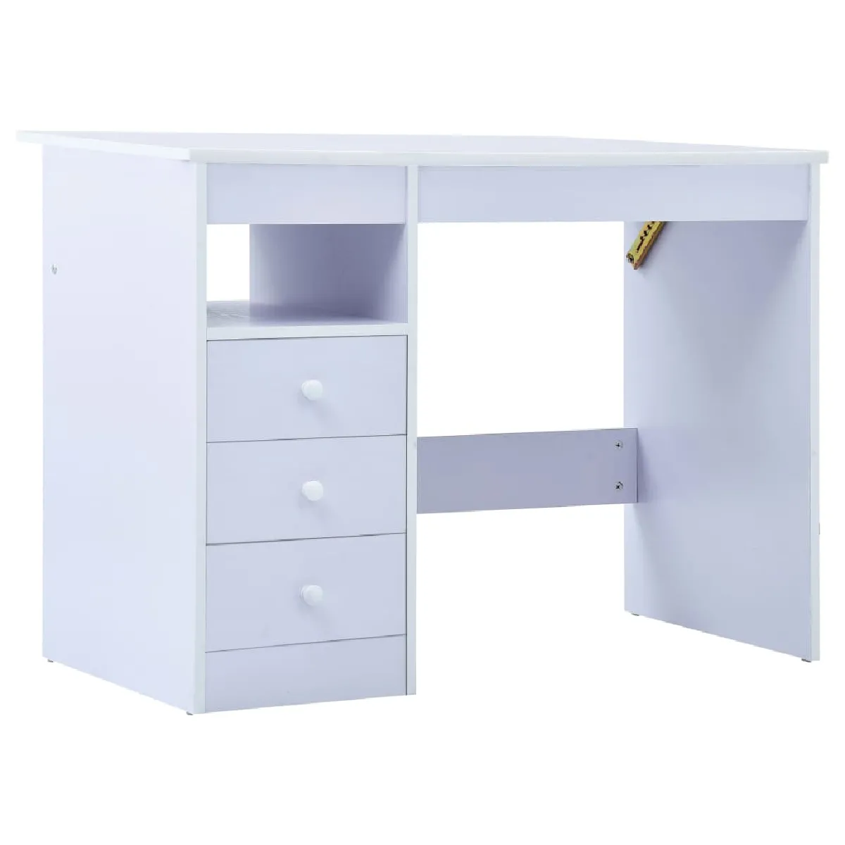 Bureau d'étude enfant Helloshop26 - Inclinable - Blanc