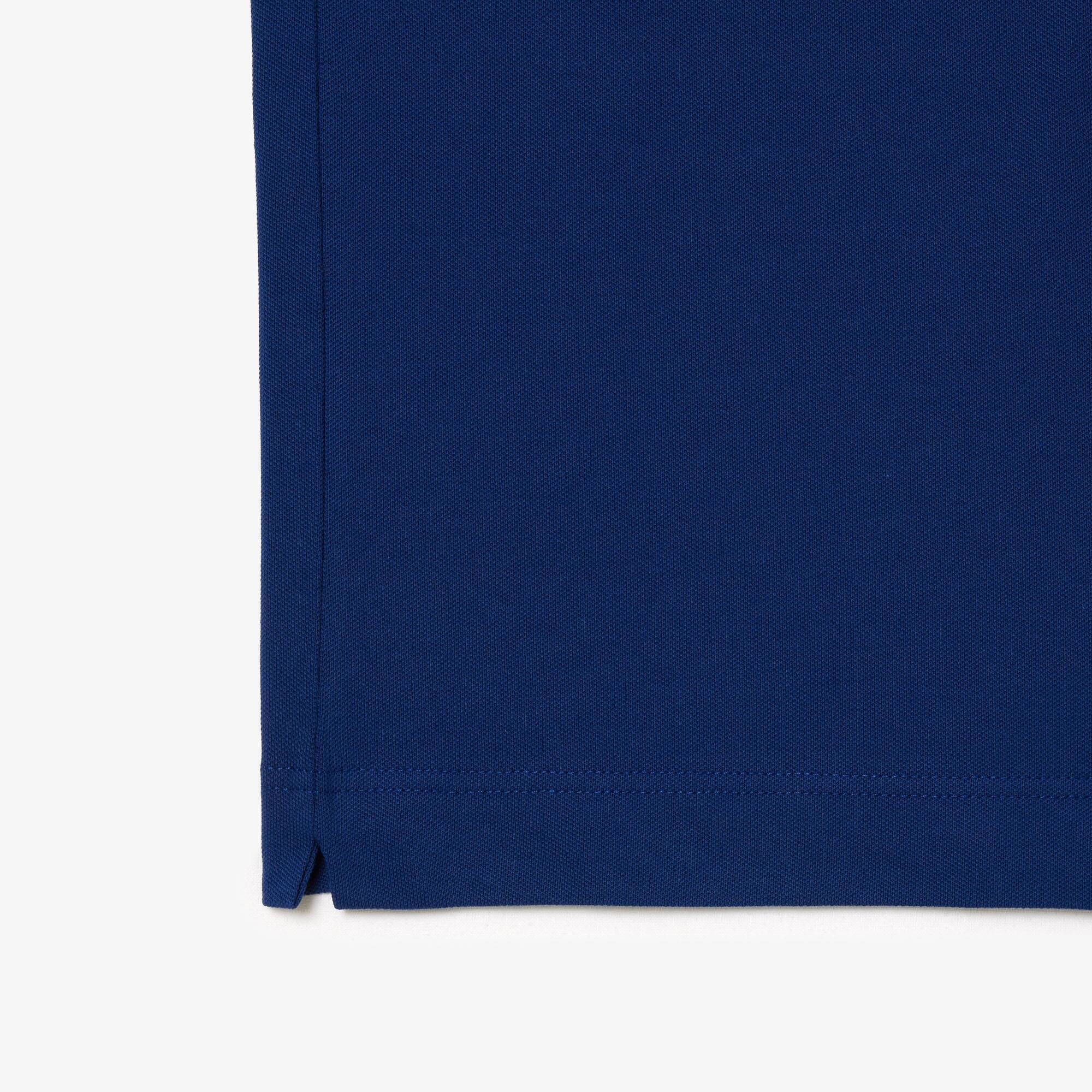 Smart Paris Langarm-Poloshirt aus Baumwoll-Piqué Lange Ärmel - Blau - Lacoste - Herren