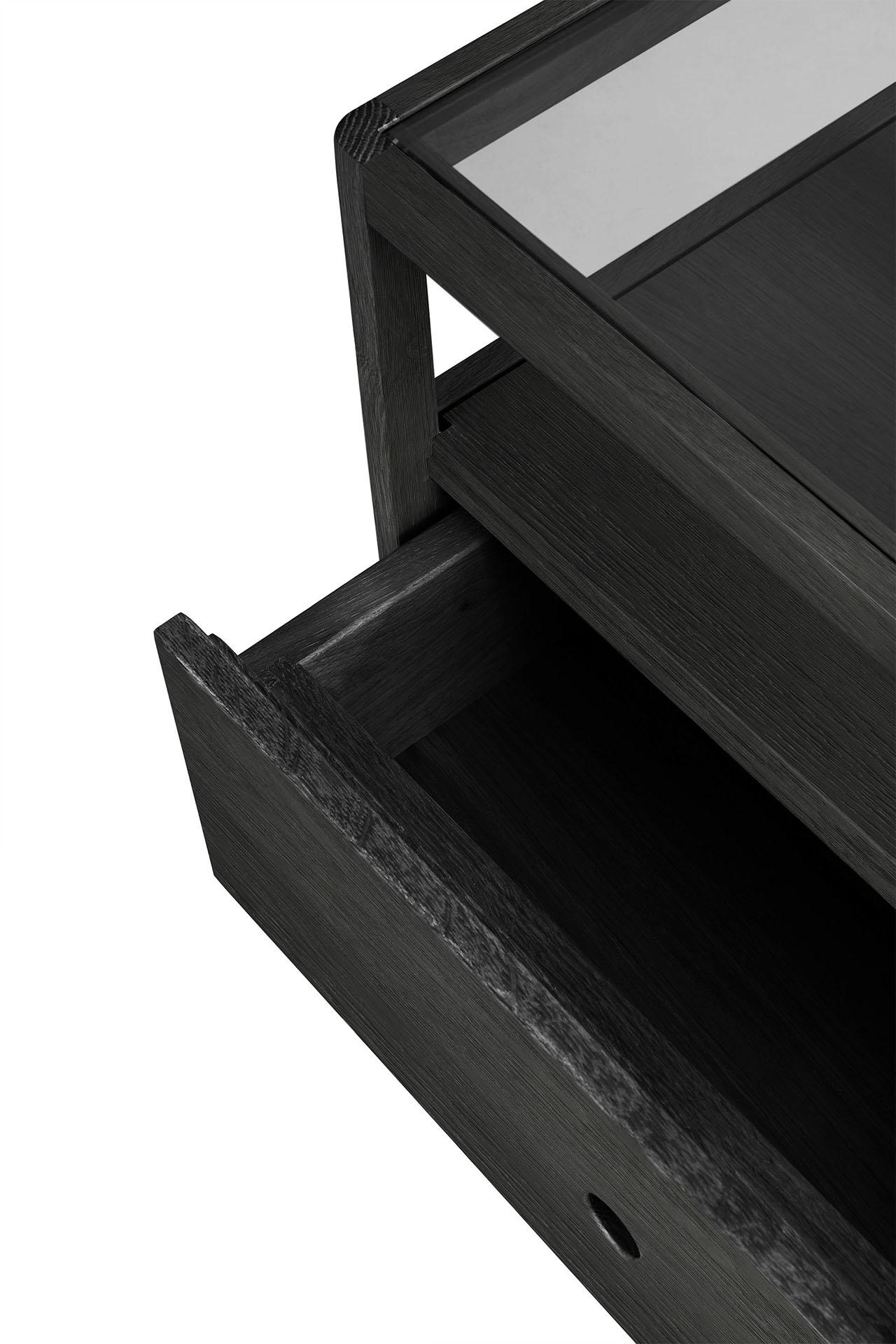 Ethnicraft nachtkastje Spindle - Oak black