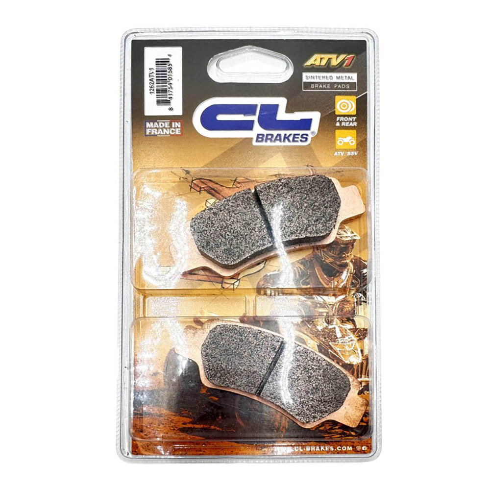 Cl brakes - Plaquettes de frein Quad métal fritté - 1262ATV1