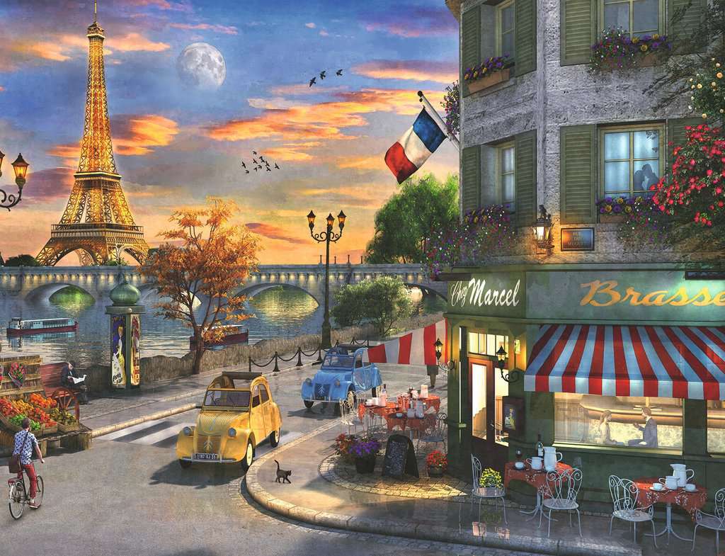 Ravensburger Spiel Romantische Abendstunde in Paris