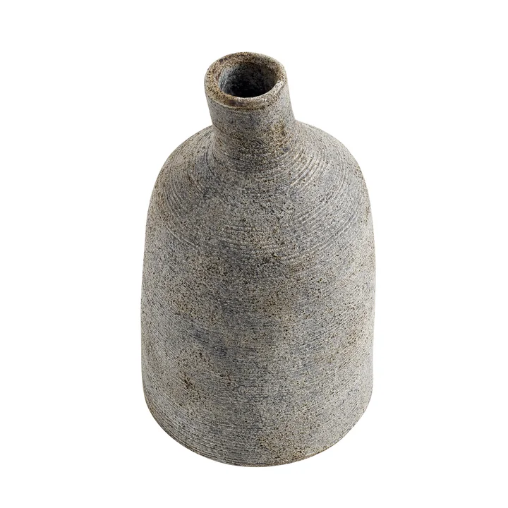 Muubs - Stain Vase large, grau / braun