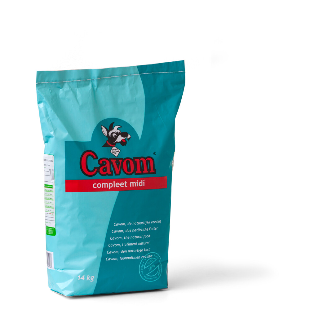 Cavom Compleet Hondenvoer Droog Midi14 kg