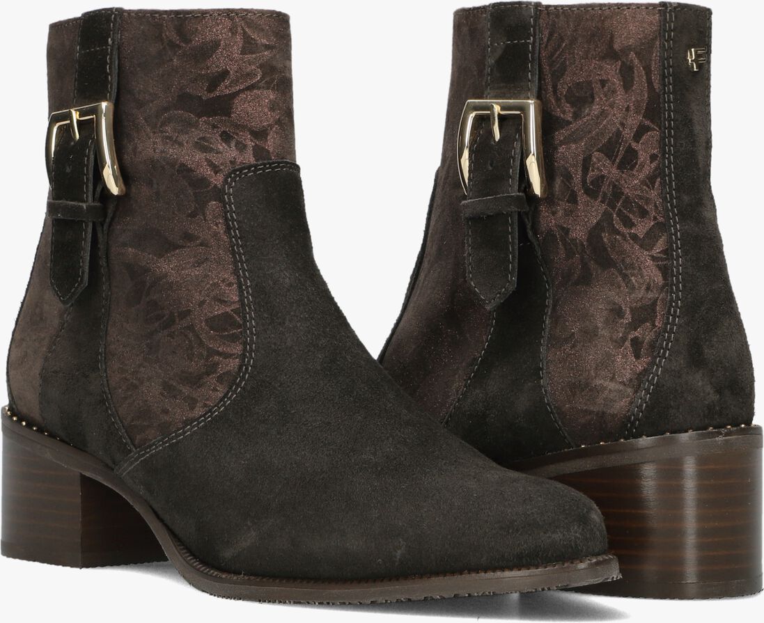 bruine floris van bommel enkellaarsjes sfw-50065 evi