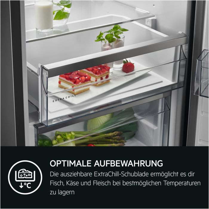 AEG Einbau Kühl-Gefrier-Kombination Serie 8000 Cooling 360° SCE818E8MS