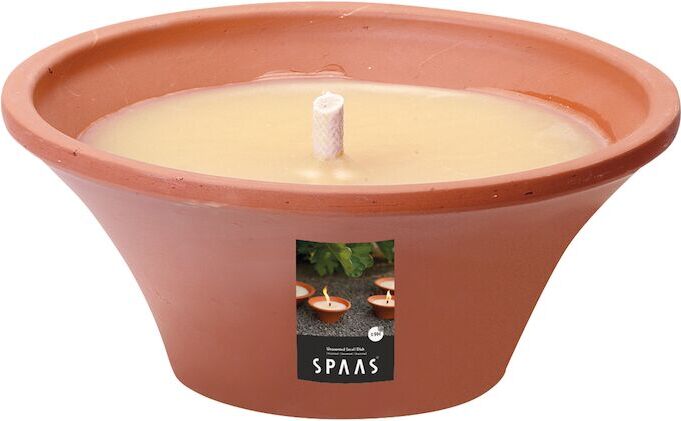 Spaas kaars ivoor D 15 H 6,5 cm