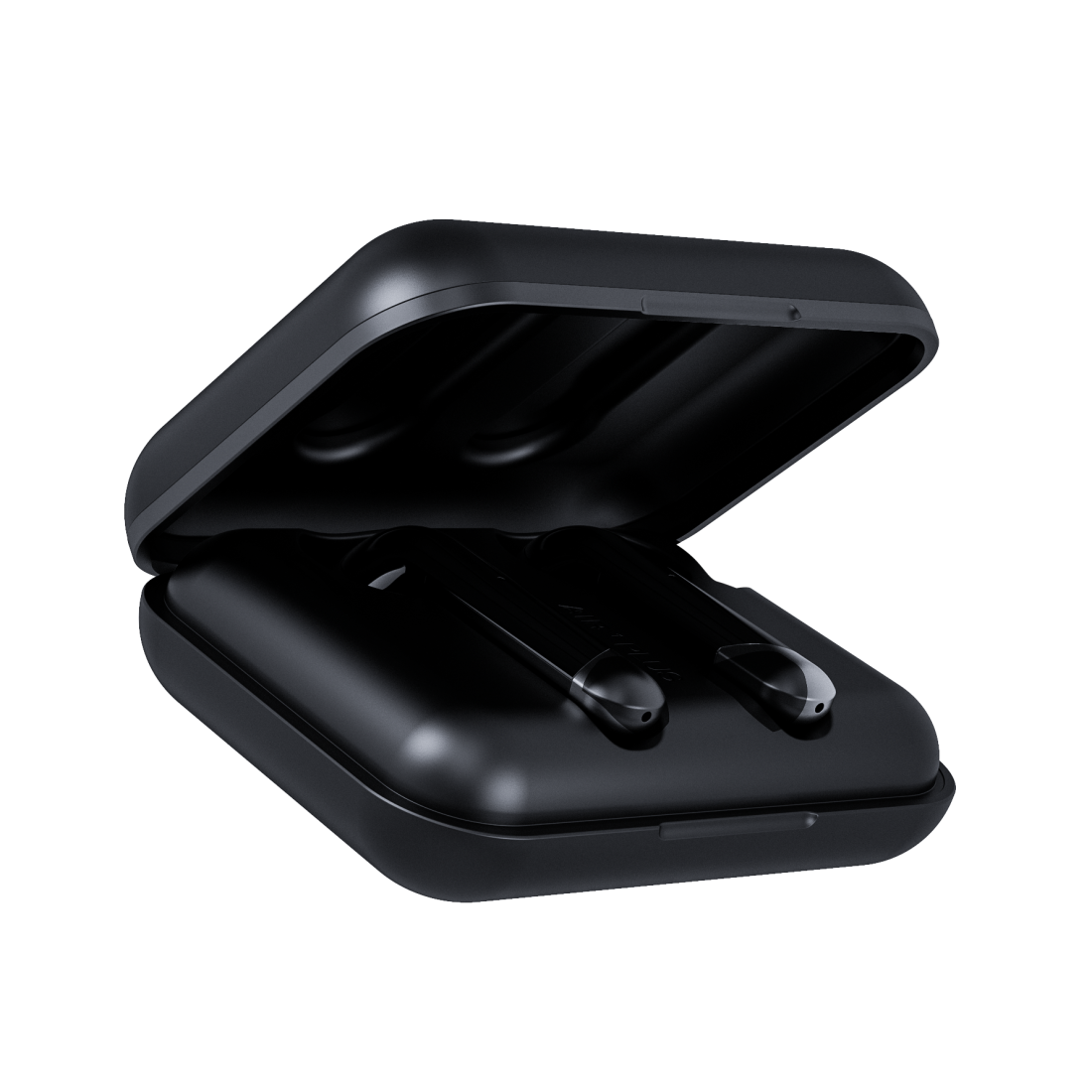 Air 1 Plus Earbud Bluetooth Kopfhörer True Wireless Headset mit Ladecase (1651) - Schwarz