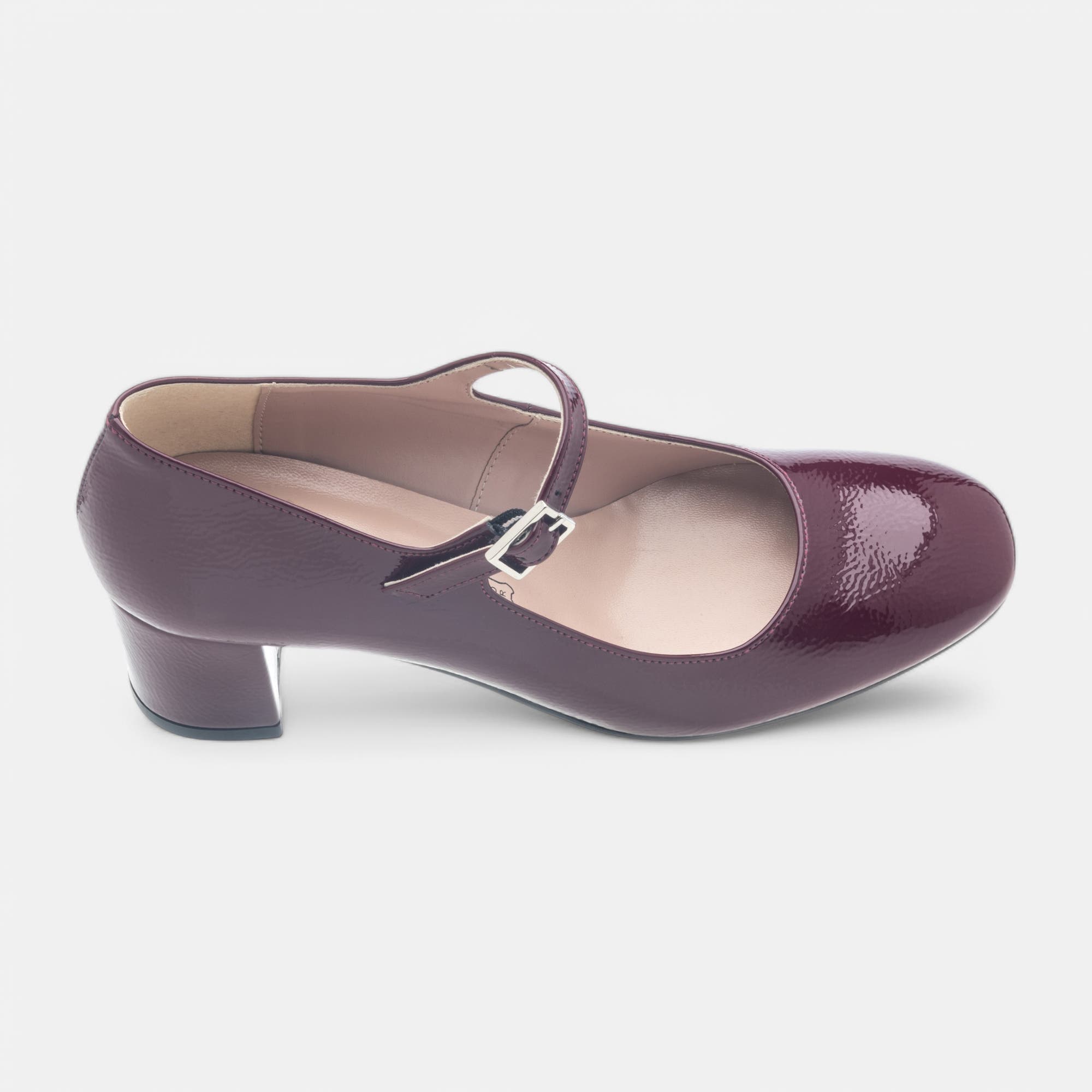 Babies à talon Femme bordeaux