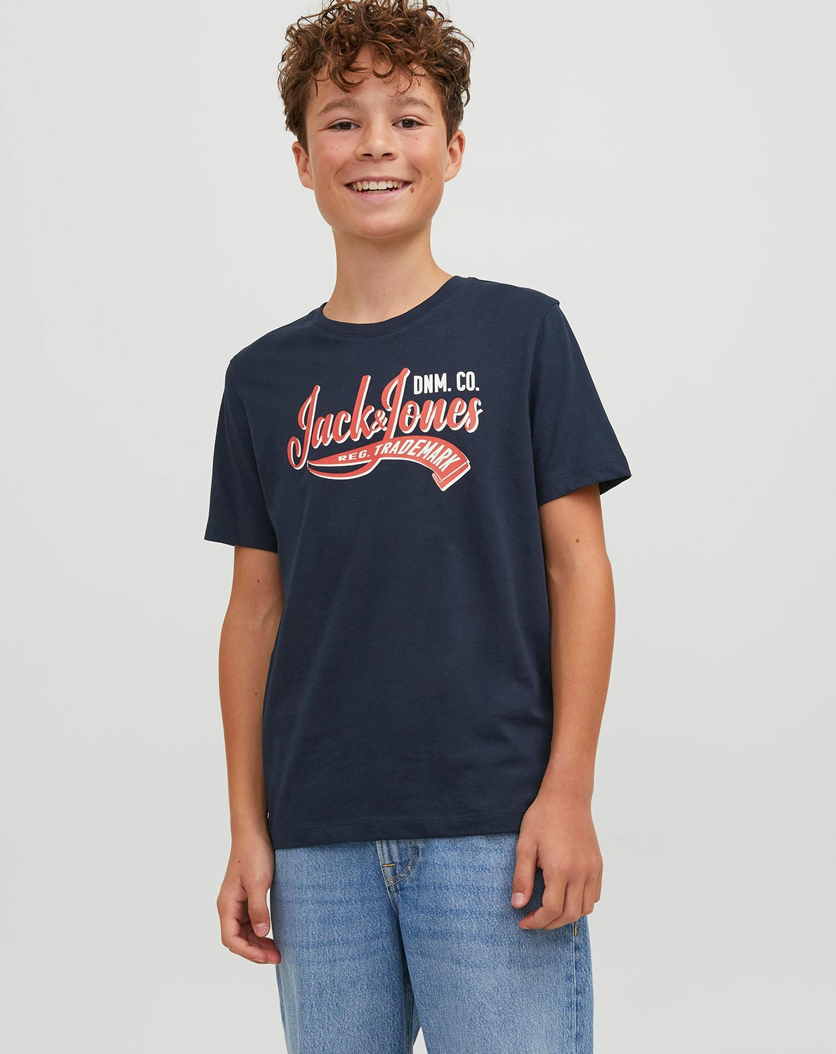 T-Shirt JJELOGO in navy blazer