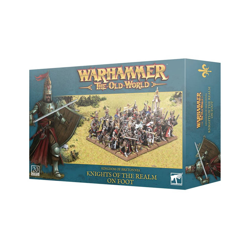 Warhammer : The Old World - Kingdom of Bretonnia - Knights of the Realm on Foot