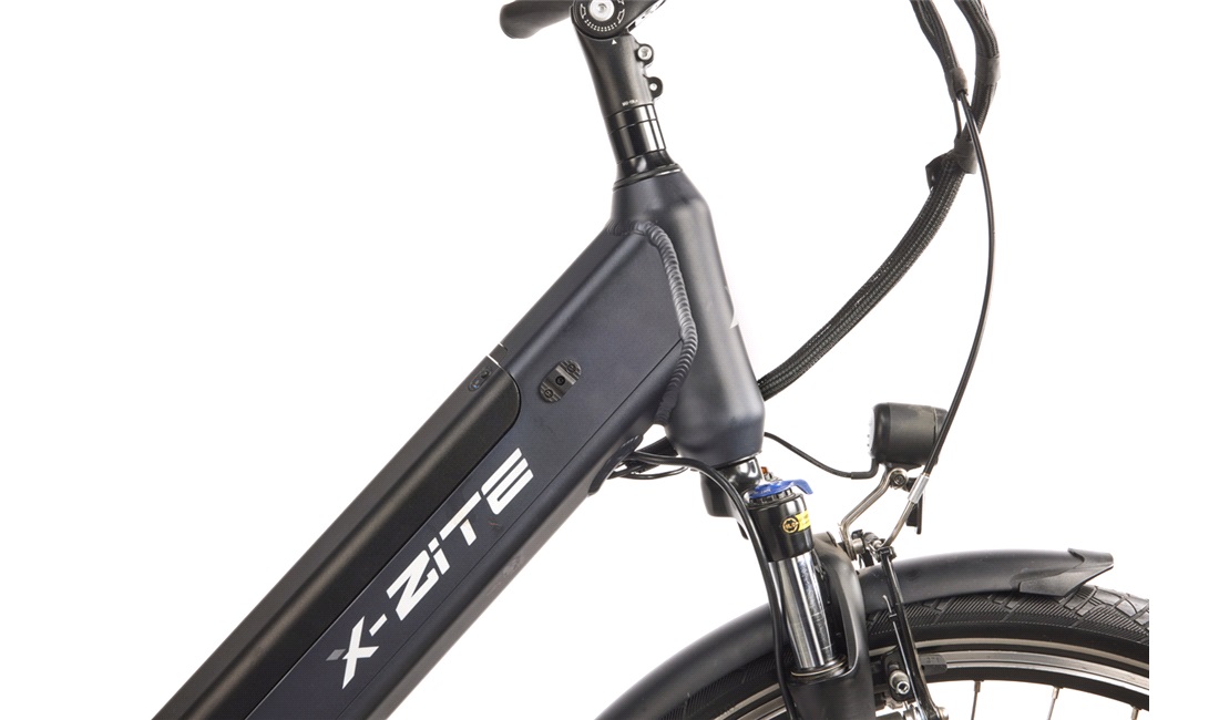 El-cykel Comfort Plus 36V-11,6Ah 7-gear antracit sort