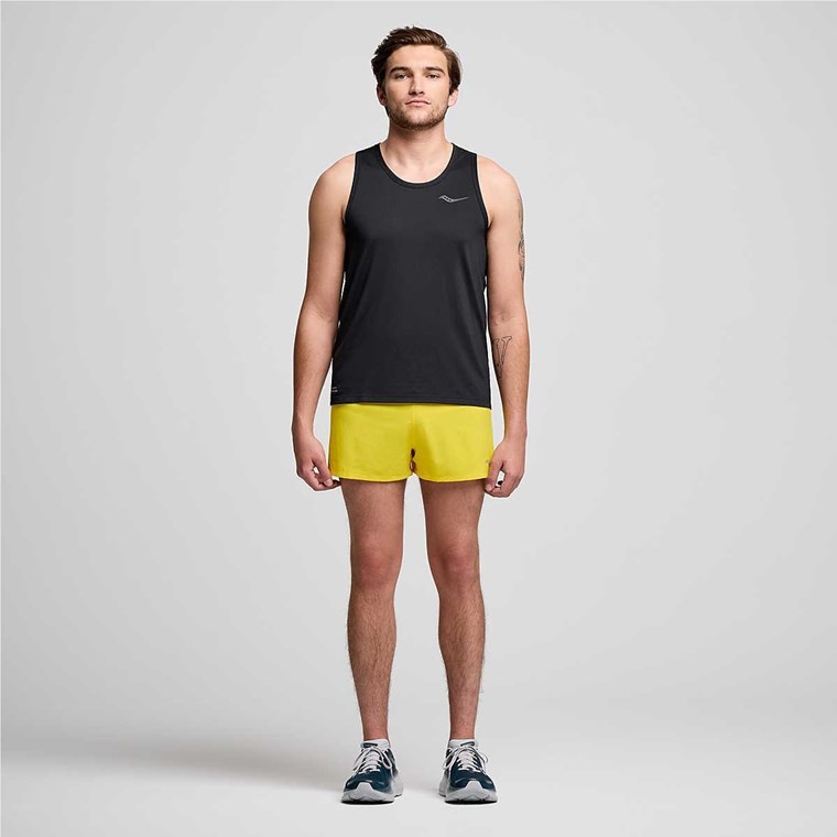 Saucony Stoppeklokke Singlet Men Black