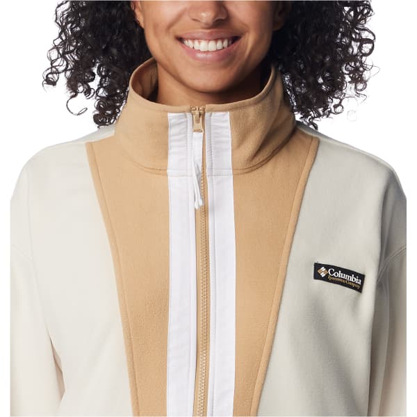 Veste polaire COLUMBIA W BACK BOWL FLEECE CHALK/CANOE/WHITE