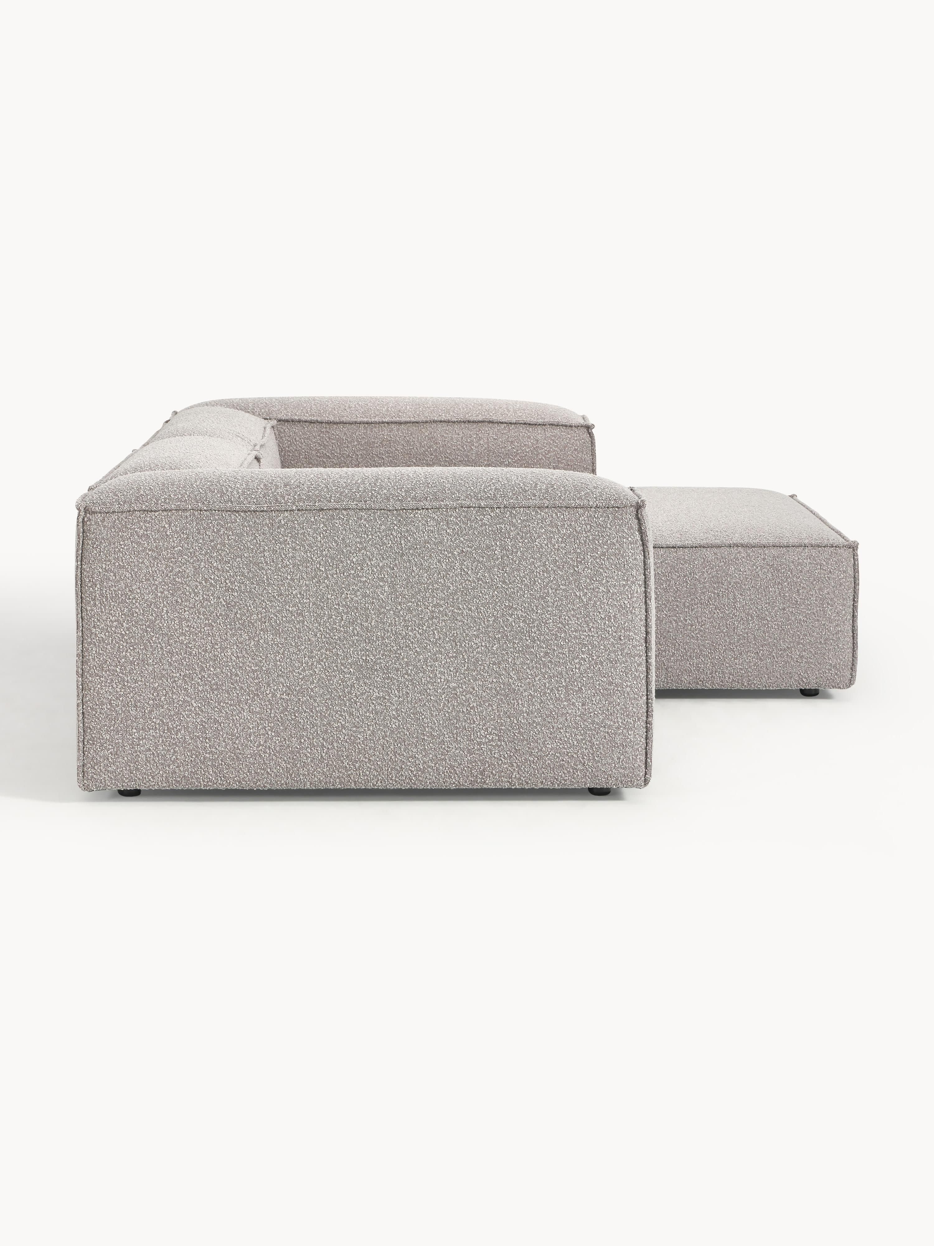 Bouclé modulaire hoekbank Lennon (2-zits)