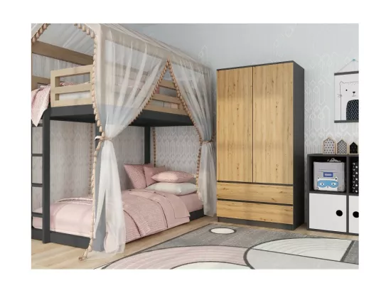 Armoire Malwa SS-90 ANTHRACITE ARTISAN