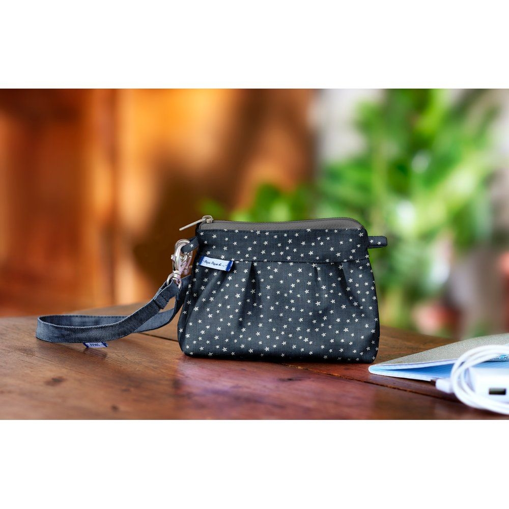 Mini Pochette Plissée Etoile Argent Jean