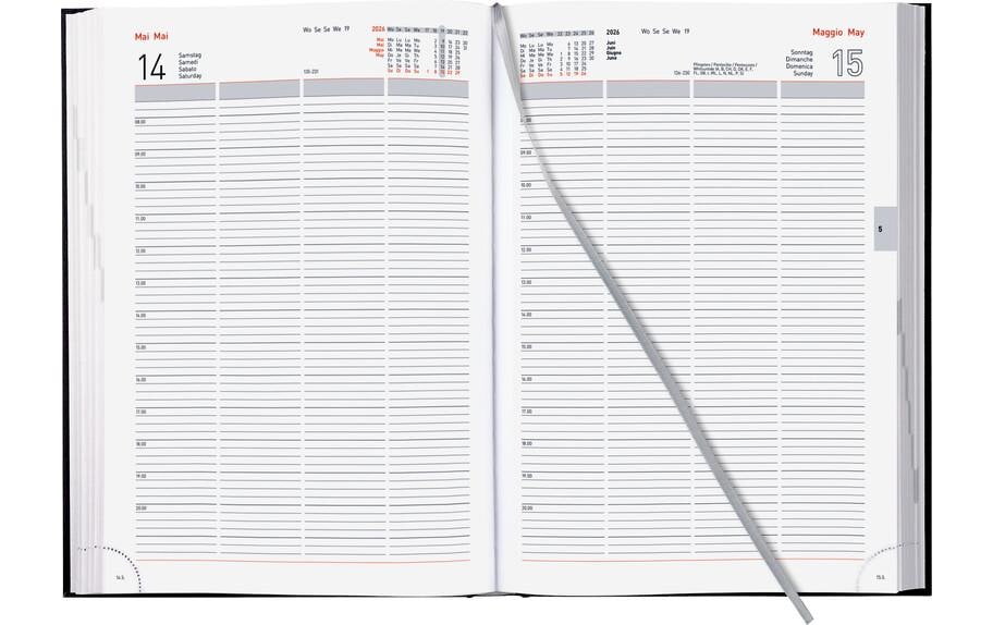 Geschäftsagenda Quattro 21 x 29.7 cmTaschenagenda 2026