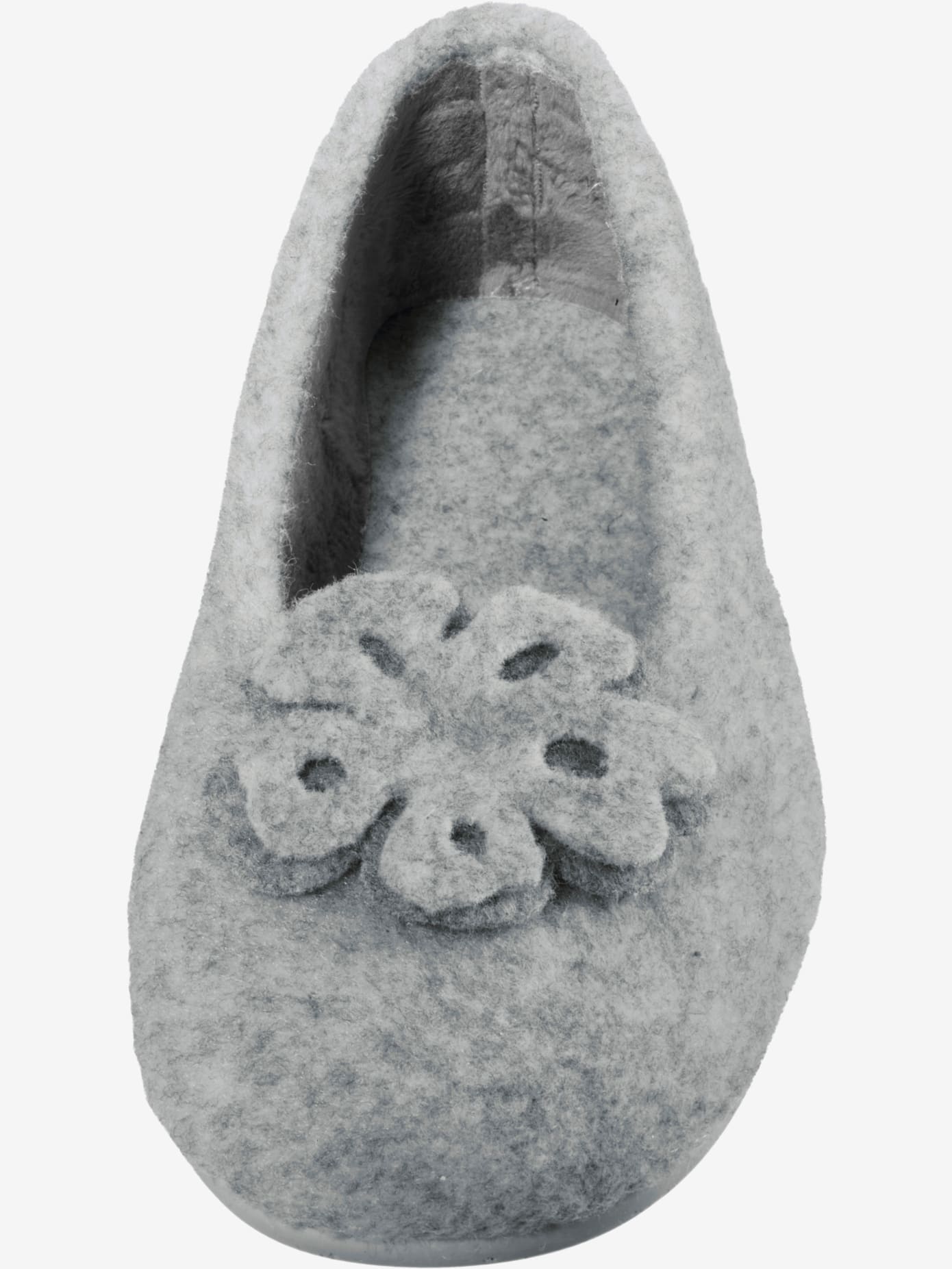Chaussons application florale
