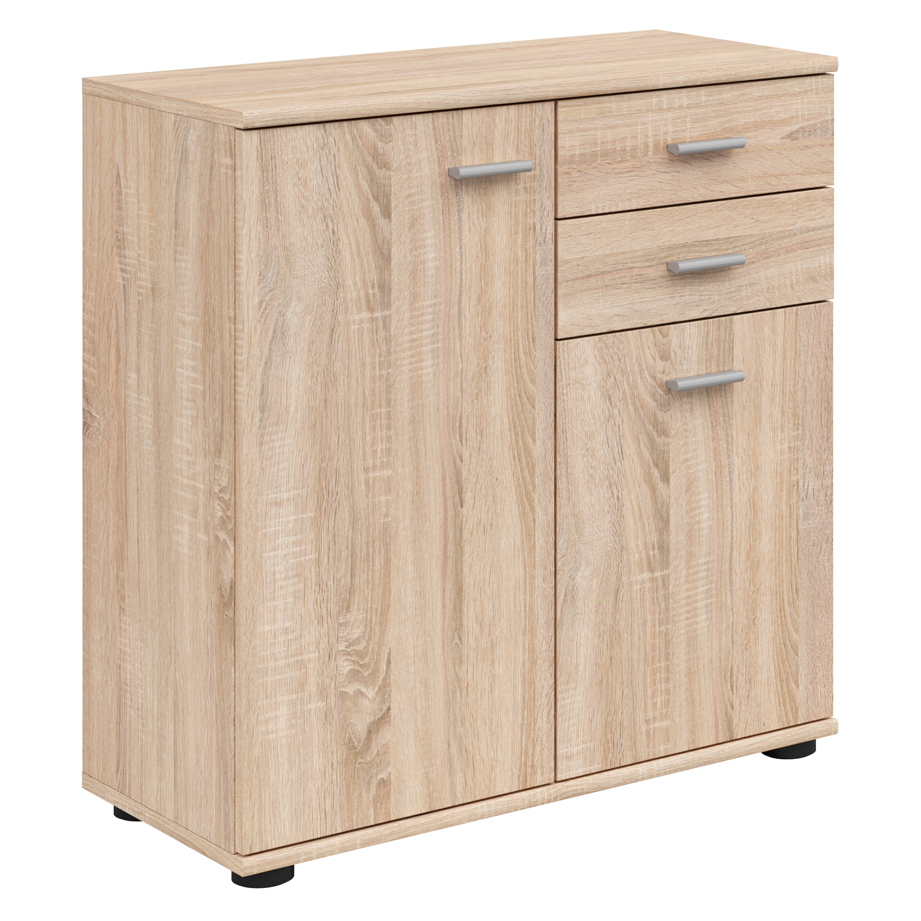 Kommode - Sonoma Eiche - 2 Schubladen - 71 cm breit