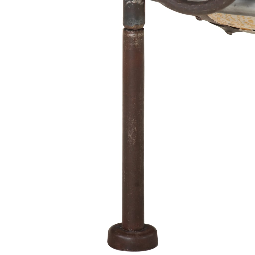 Foyer rustique coloré ø 40 cm fer