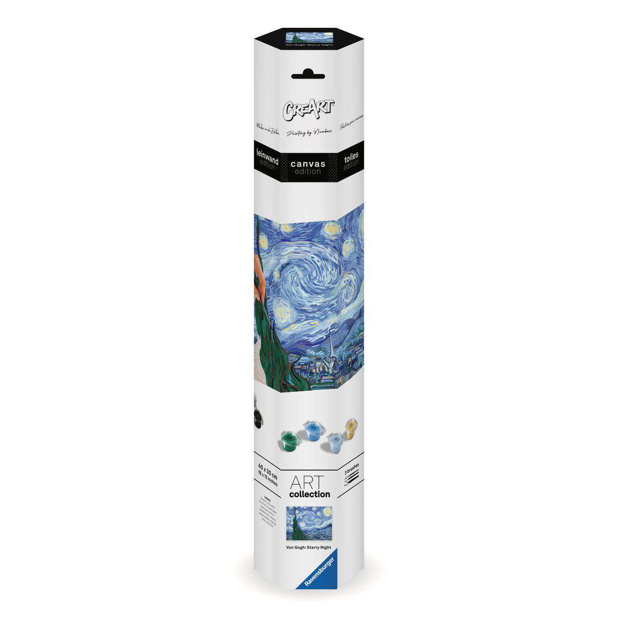Ravensburger Spiel Leinwand ART Collection: Sternennacht (Van Gogh)