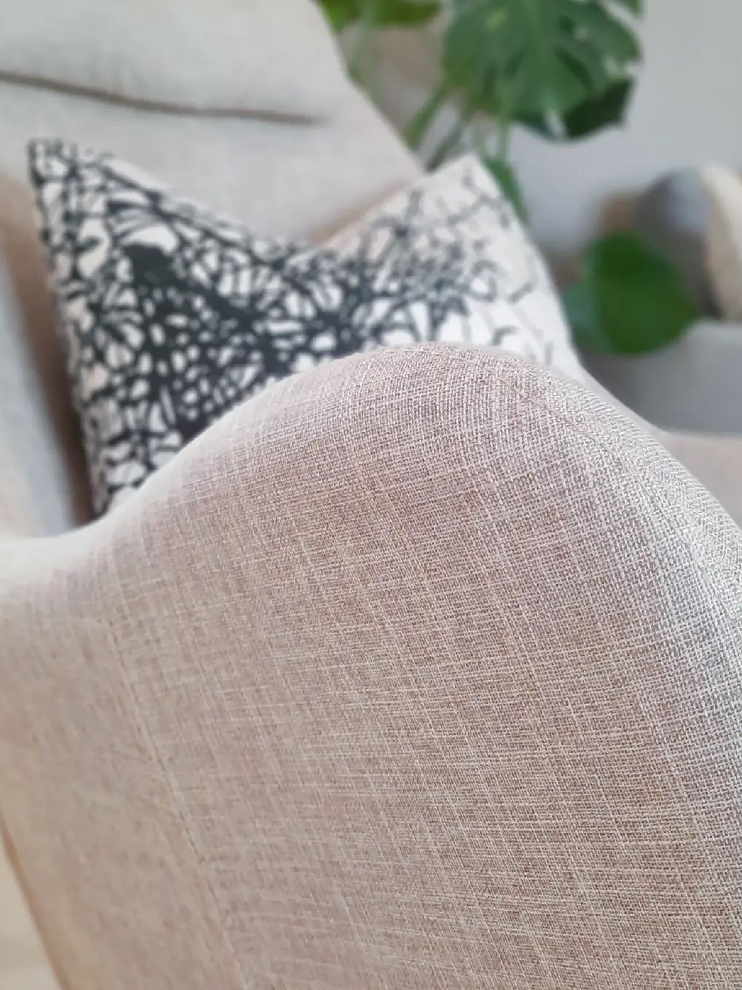 Schommelstoel ARRIE Stof Lichtbeige