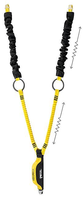 PETZL - LONGE ABSORBEUR ABSORBICA-Y TIE-BACK