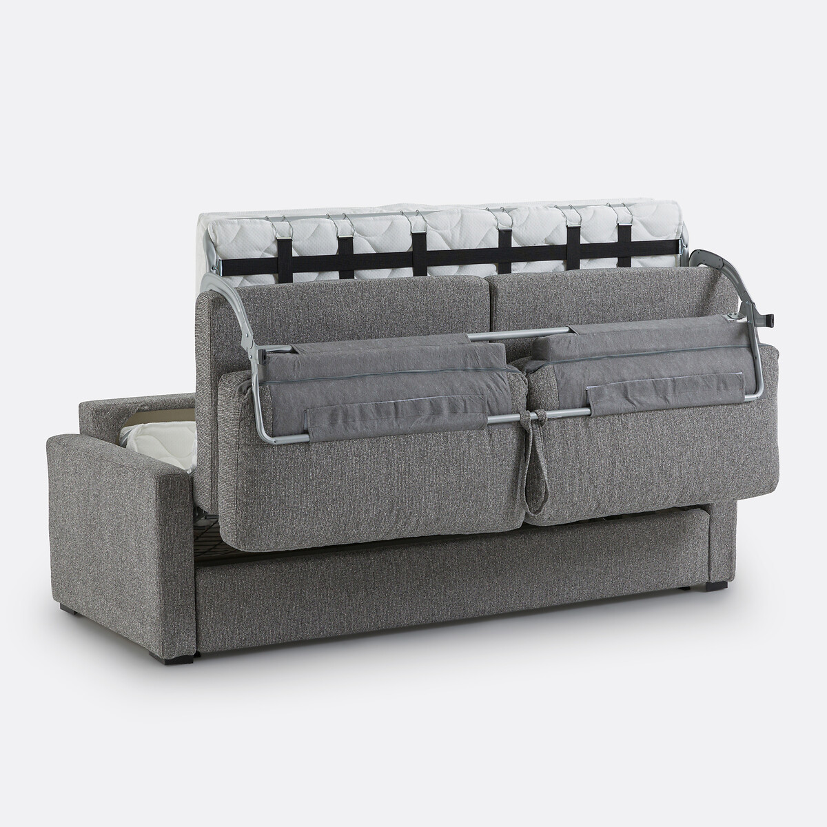 LA REDOUTE INTERIEURS<br>Sofá-cama estruturado com estampa salpicada, Bultex, Timor