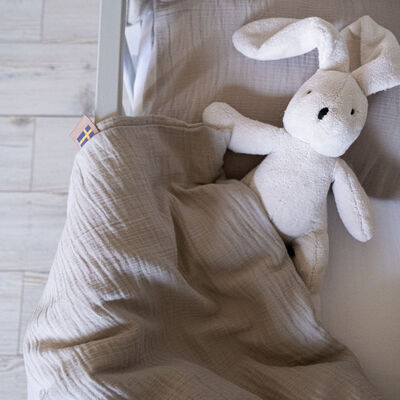 NG Baby Sengesett Sprinkelseng Musselin 100x130, Frosty Green