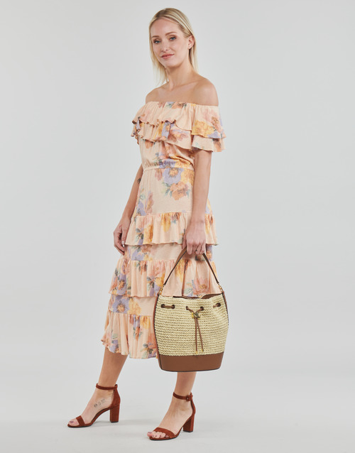 Lauren Ralph Lauren - HAMAR-SHORT SLEEVE-DAY DRESS Multicolor