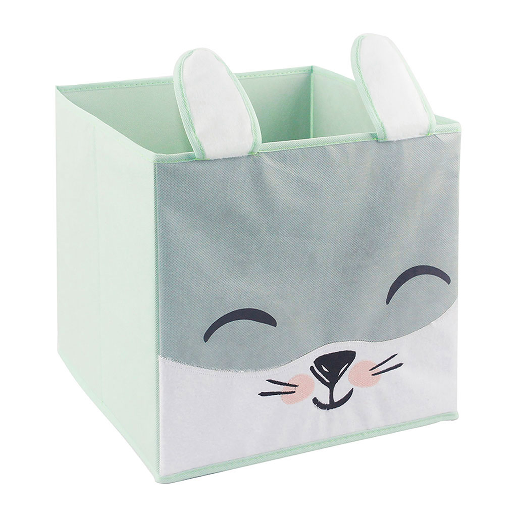 Boîte de rangement pliable oreille lapin 30x40x30cm