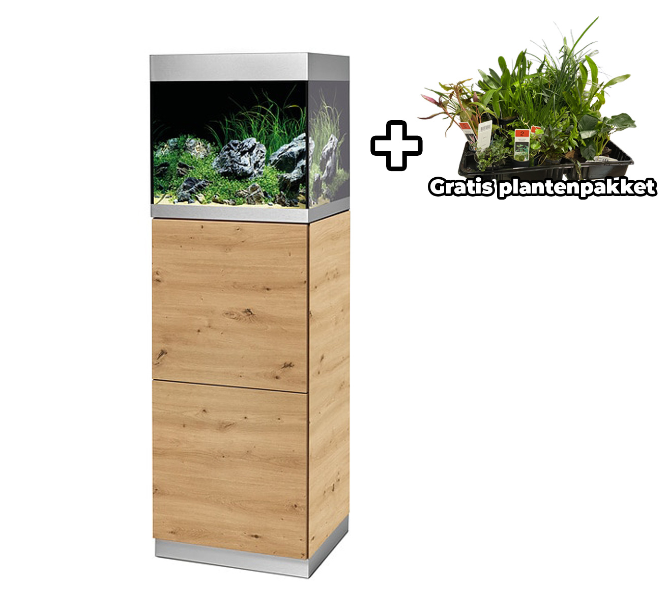 Oase HighLine Optiwhite 125 Set Wild Eiken | Nieuwe aquaria