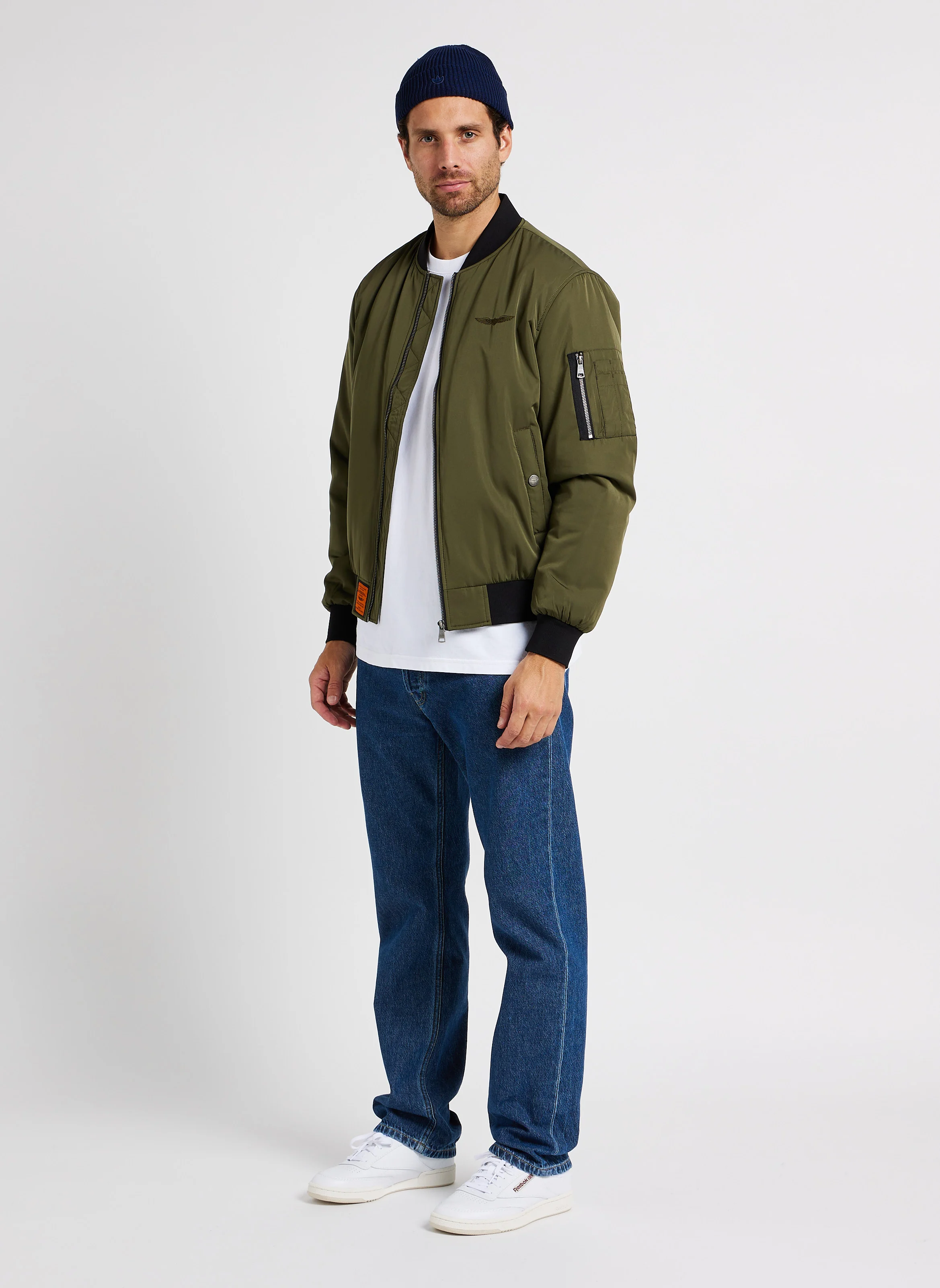 MAX - Veste bomber à col rond| Kaki