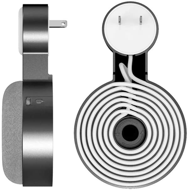 Veggfeste / henger til Google Nest Mini Gen 2 Black
