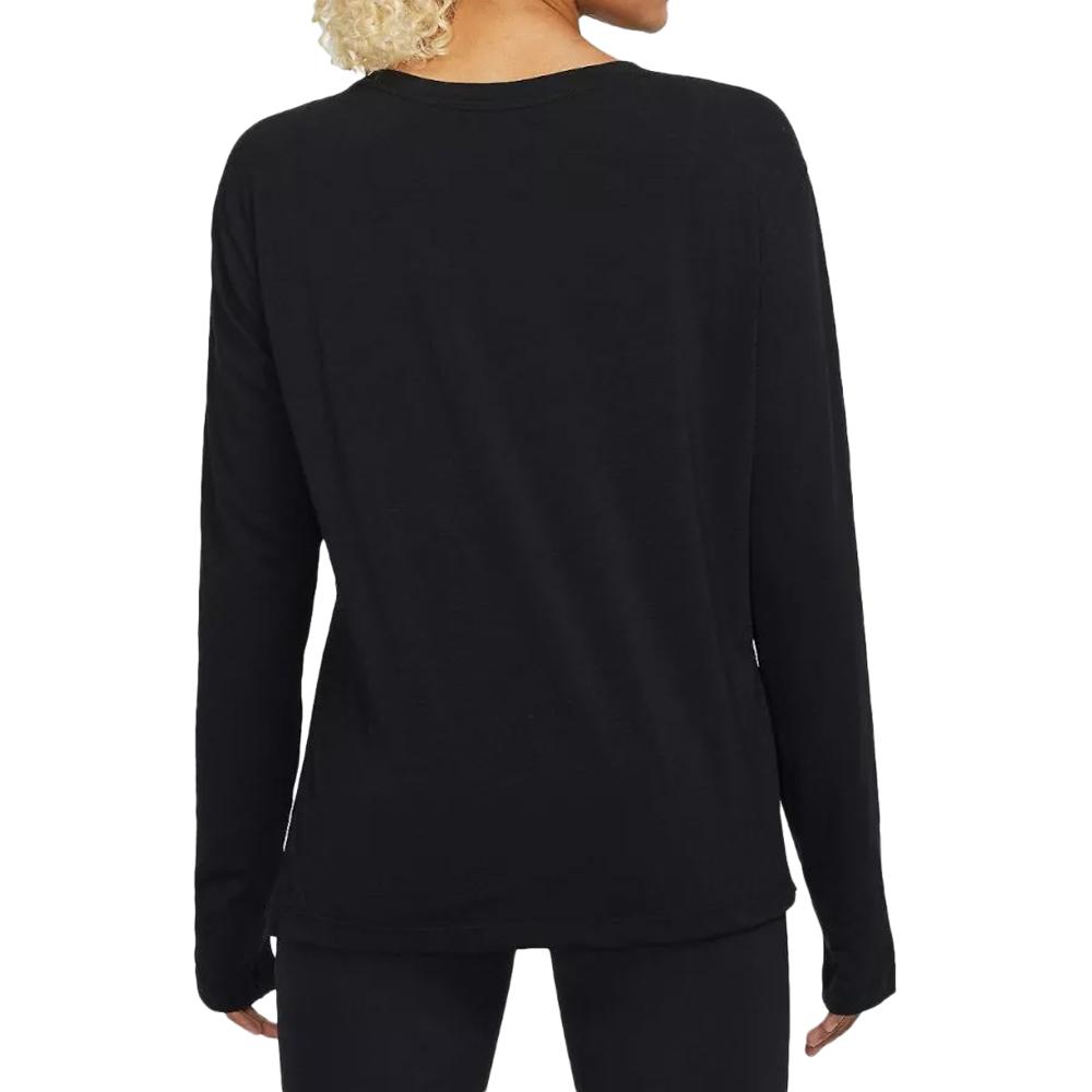 Nike T-shirt Manches Longues Noir Femme Nike Ny