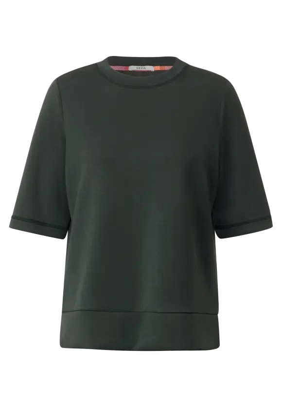 Kurzarm Sweatshirt - strong khaki