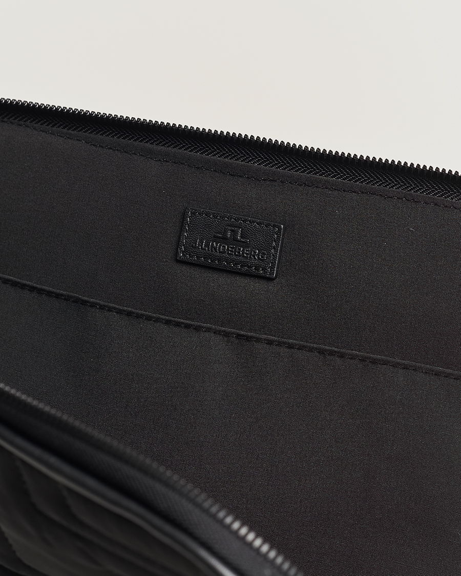 J.Lindeberg Padded Laptop Case Black