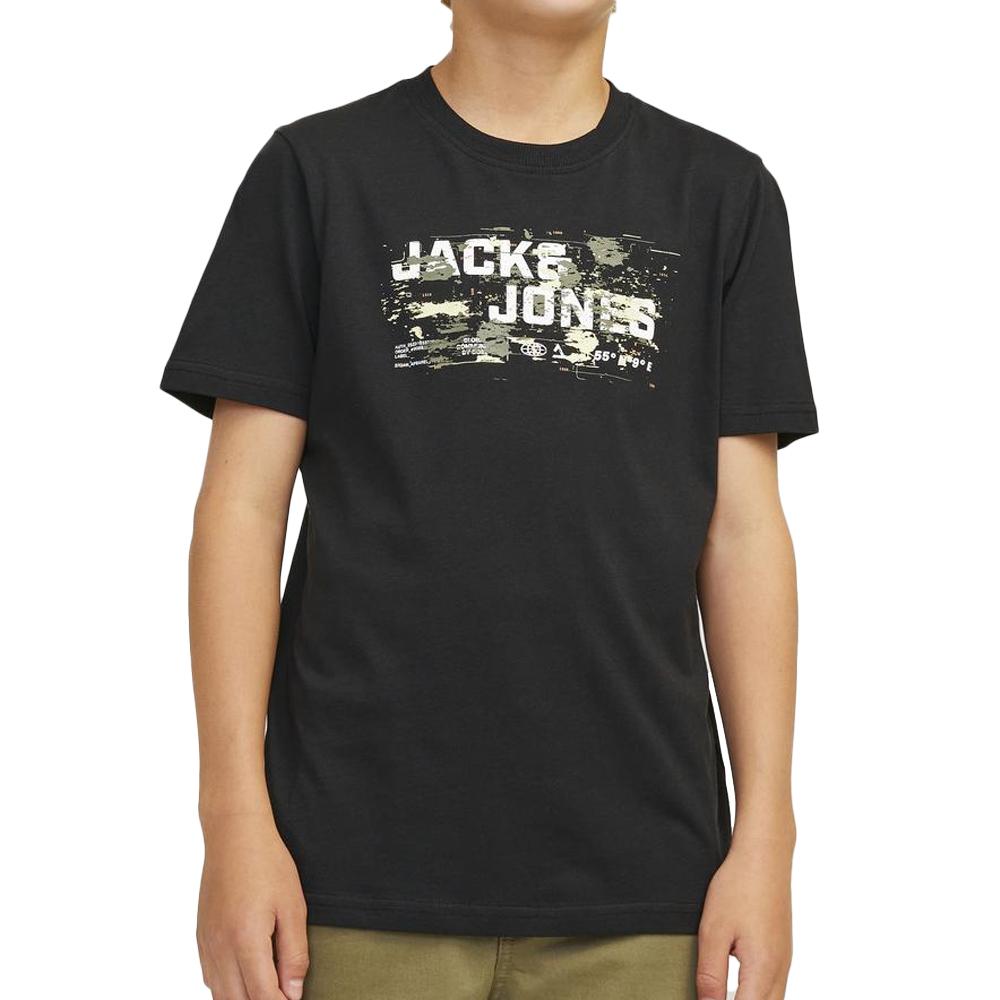 Jack & Jones T-shirt Noir Garçon Jack & Jones Cooutdoor