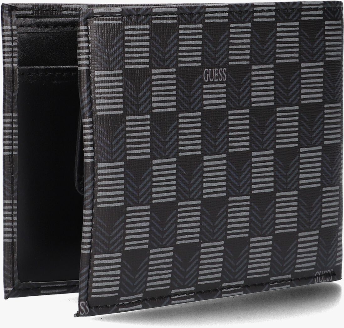 GUESS zwarte guess portemonnee jetset eco coin pocket