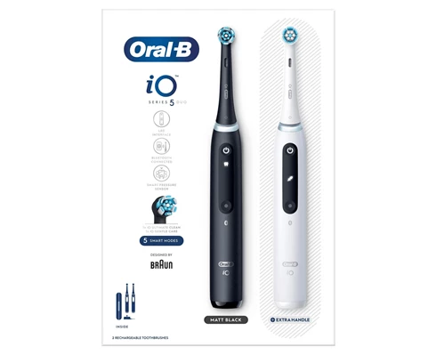 Oral-B iO5 Duo - Black UCB/ White SC