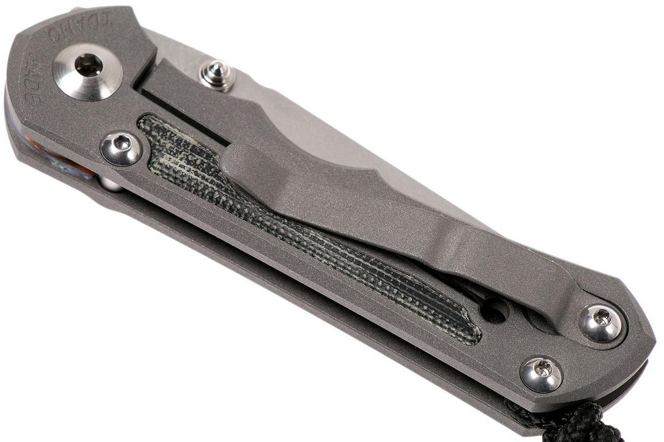 Chris Reeve Small Inkosi Insingo Black Micarta Inlays SIN-1028 zakmes