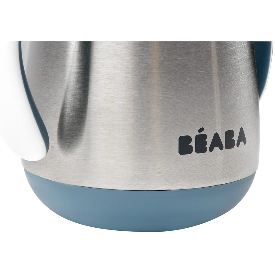 BEABA® Strohhalmbecher Edelstahl  250 ml in hellblau ab dem 8. Monat
