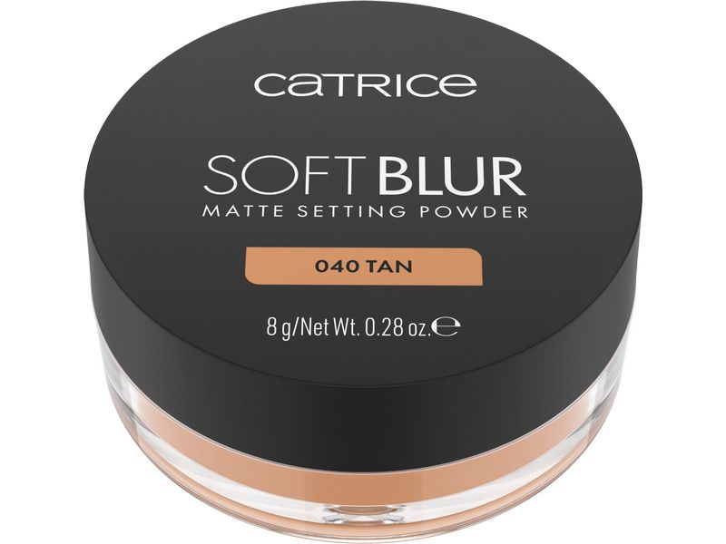 Catrice Puder Soft Blur Matte Setting 040 Tan Ultraleichtes, seidiges Puder sorgt für ein nahtloses, weichgezeichnetes Finish
